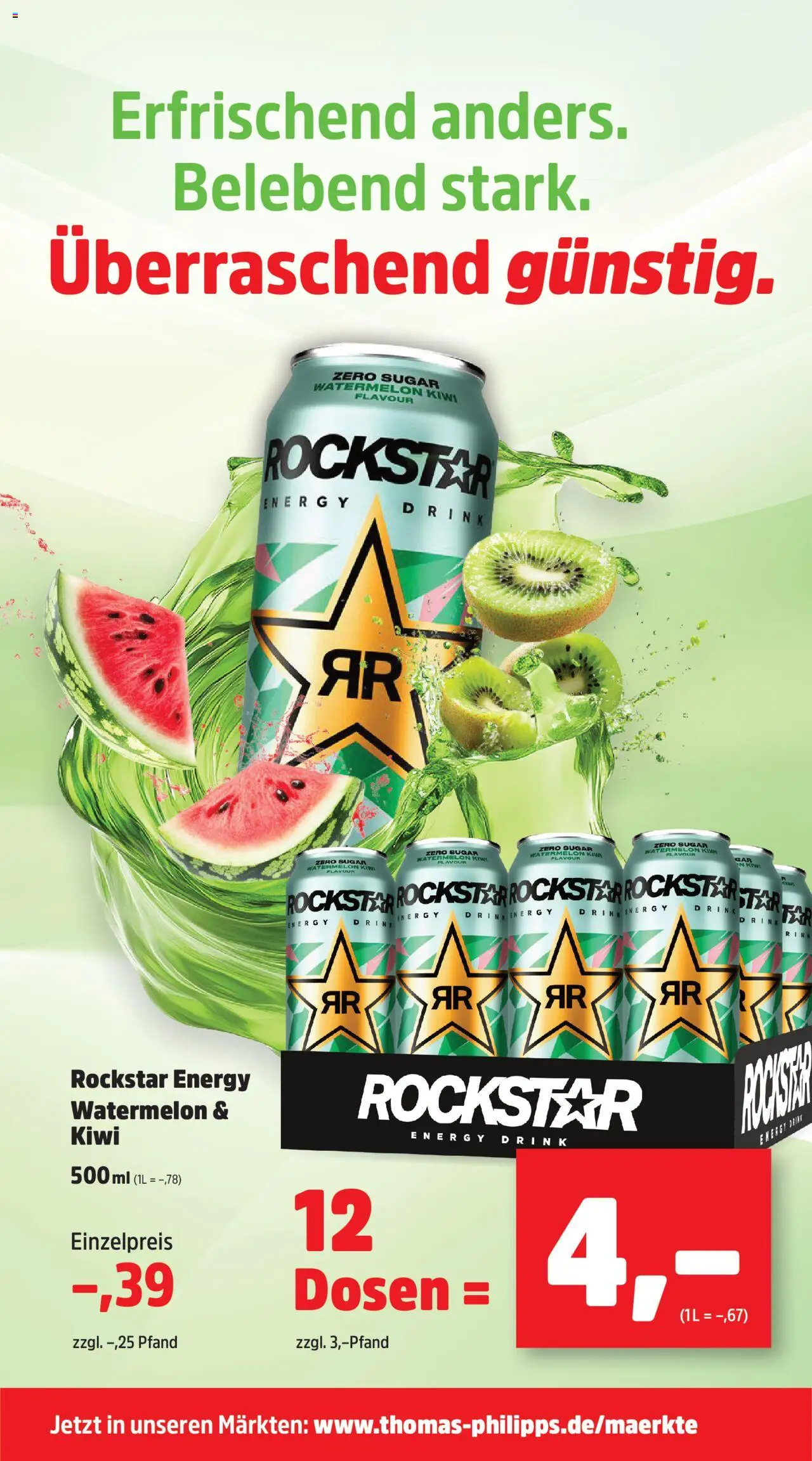 Thomas Philipps Prospekt – gültig ab 29.09.2025 | Seite: 20 | Produkte: Rockstar energy, Energy, Rockstar, Kiwi