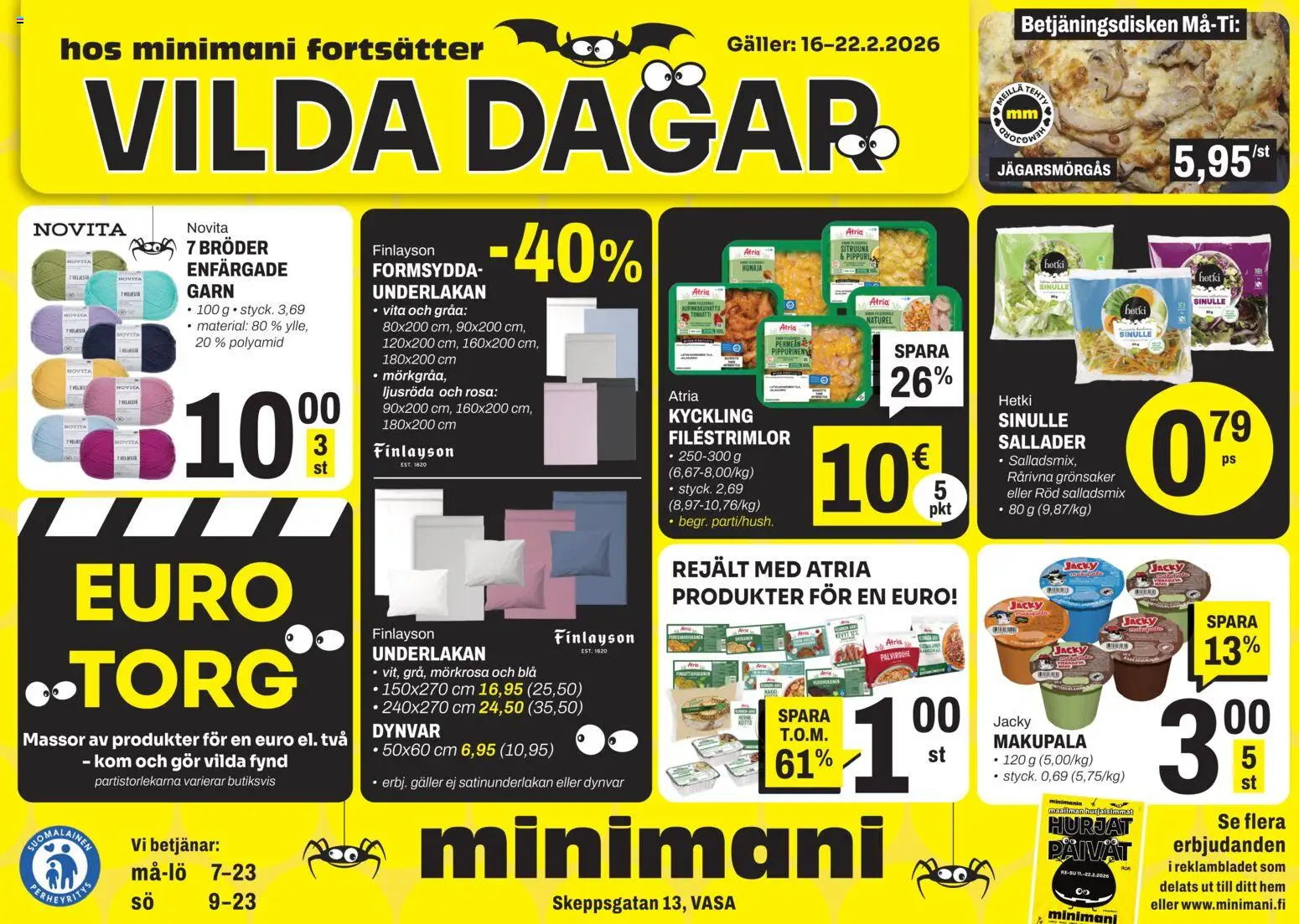 Minimani Tarjoukset - Vaasa – voimassa 16.02.2026 alkaen | Sivu: 2