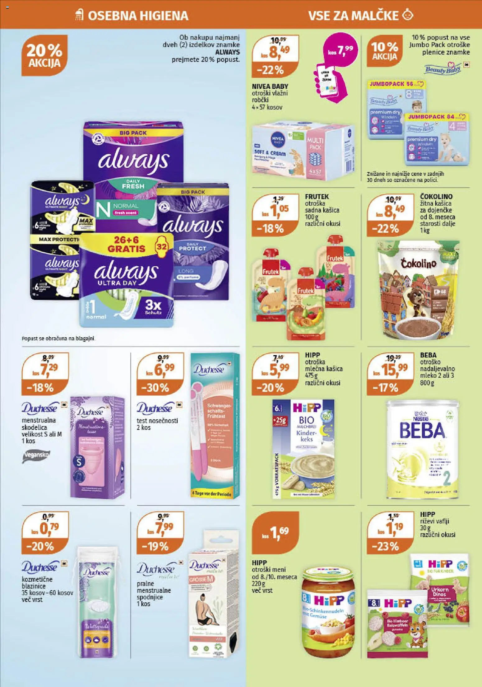 Novi Müller katalog ponudbe – veljaven od 15.12.2025 | Stran: 6 | Izdelki: Skodelica, Robčki, Čokolino, Mleko