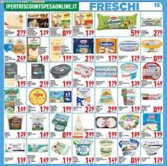 Volantino Ipertriscount del 17.09.2025 | Pagina: 15 | Prodotti: Panna, Frutta, Formaggio, Robiola