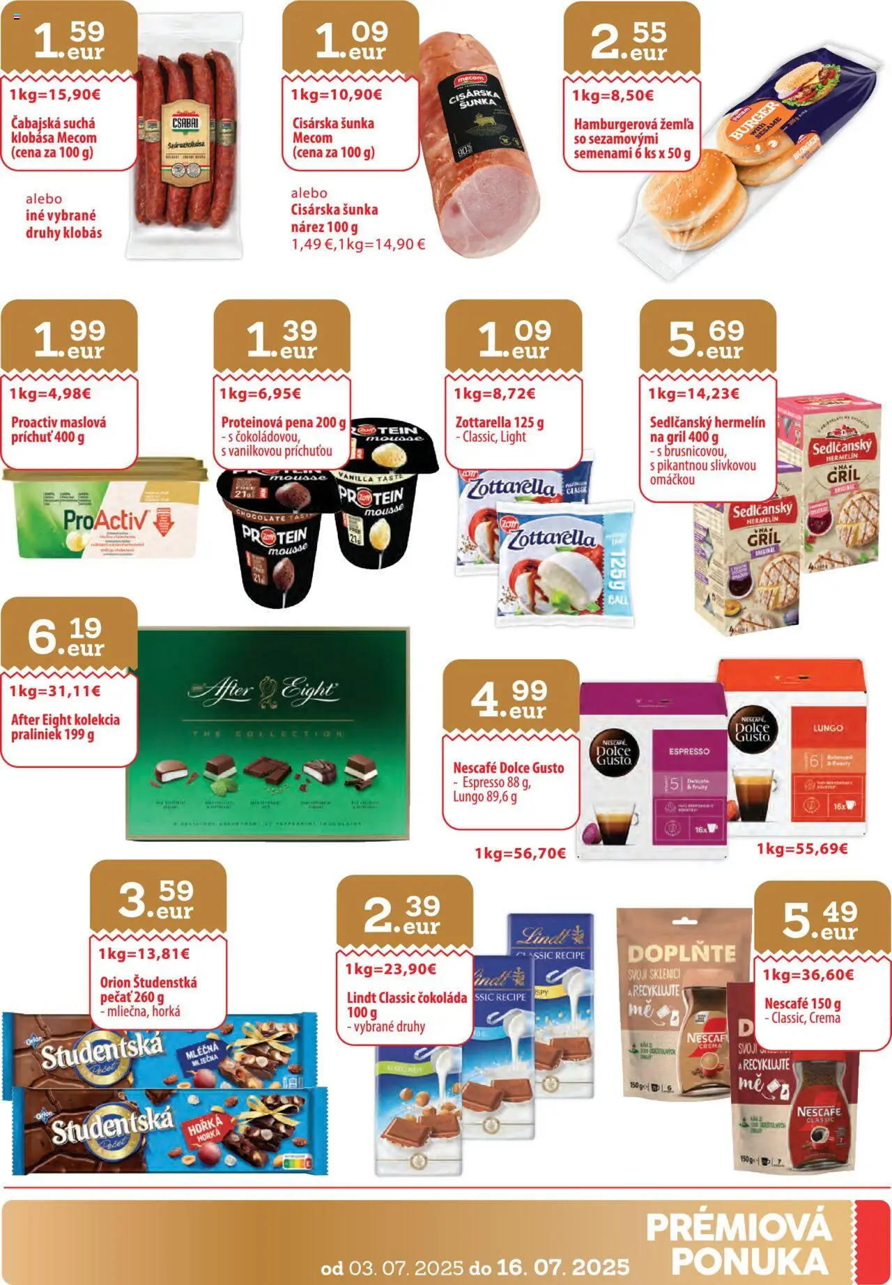 CBA Komfos leták │ platný od 03.07.2025 | Strana: 31 | Produkty: Gril, Dolce Gusto, Čokoláda