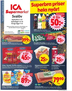 ICA Supermarket - Svalöv - Förhandsvisning av reklamblad från butik ICA Supermarket aktuell från 30.12.2025