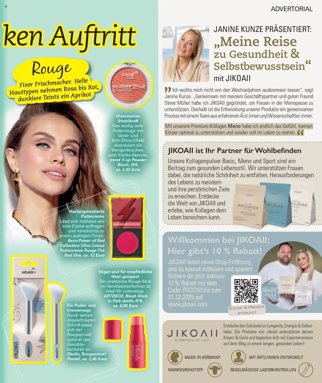Poco Wohnwelt Herbst 2025 – gültig ab 01.09.2025 | Seite: 31 | Produkte: Puder, Rouge, Creme, Blush