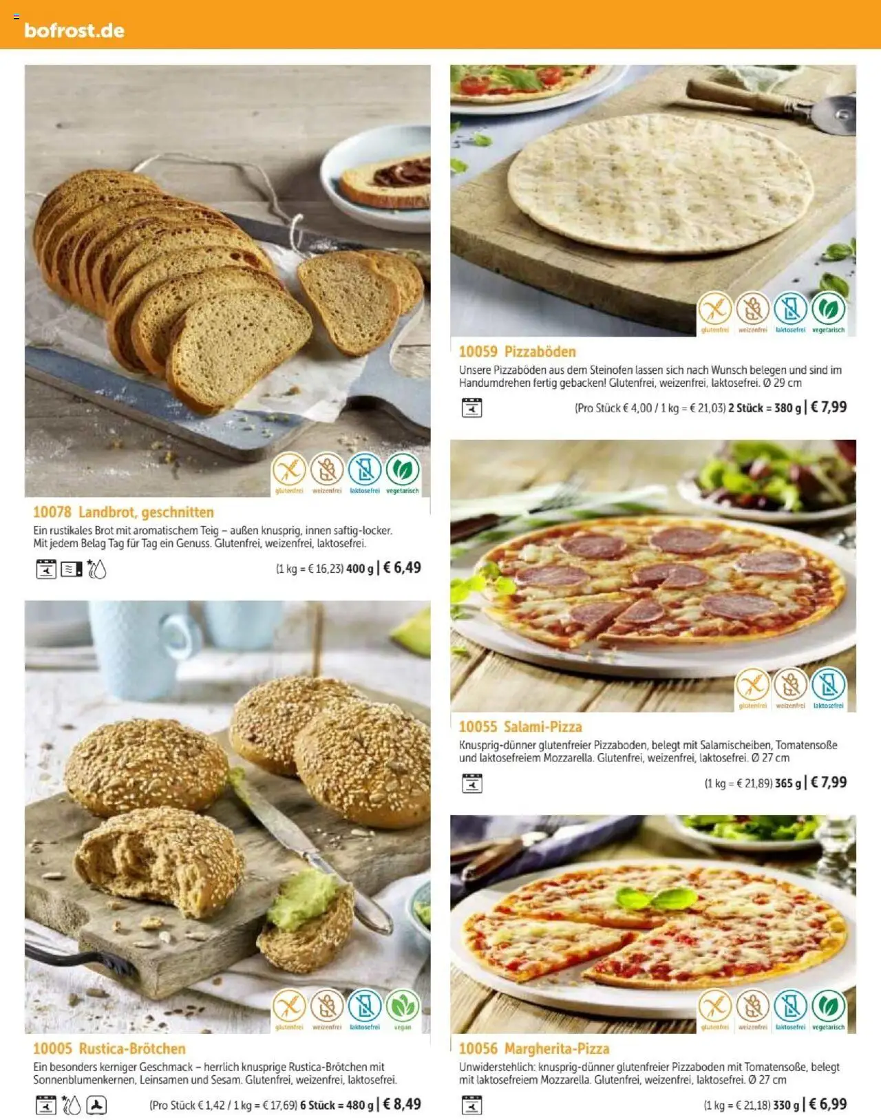 Bofrost Katalog – gültig ab 07.09.2025 | Seite: 140 | Produkte: Brot
