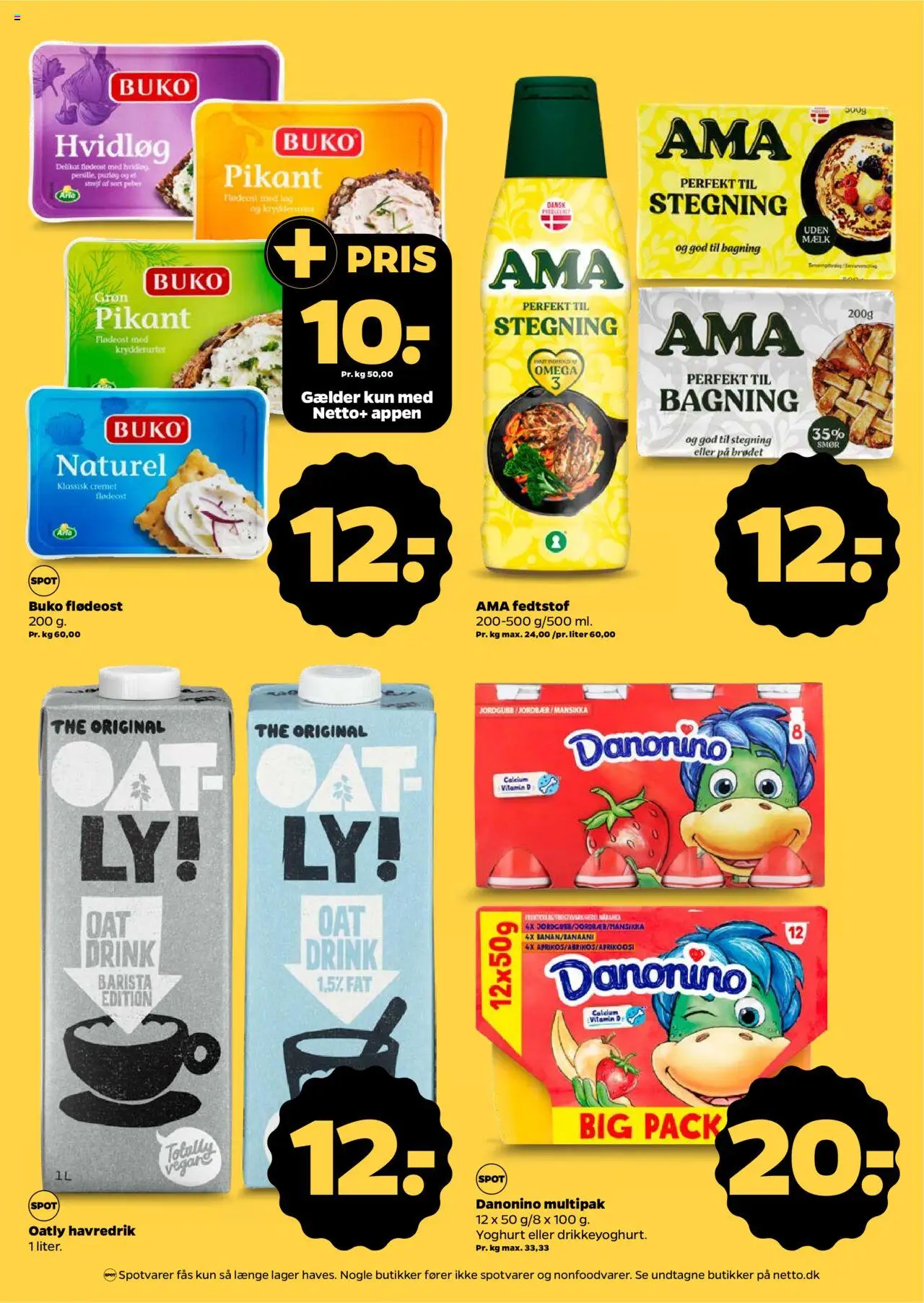 Netto tilbudsavis – gyldig fra 20.09.2025 | Side: 3 | Produkter: Purløg, Yoghurt, Jordbær, Løg