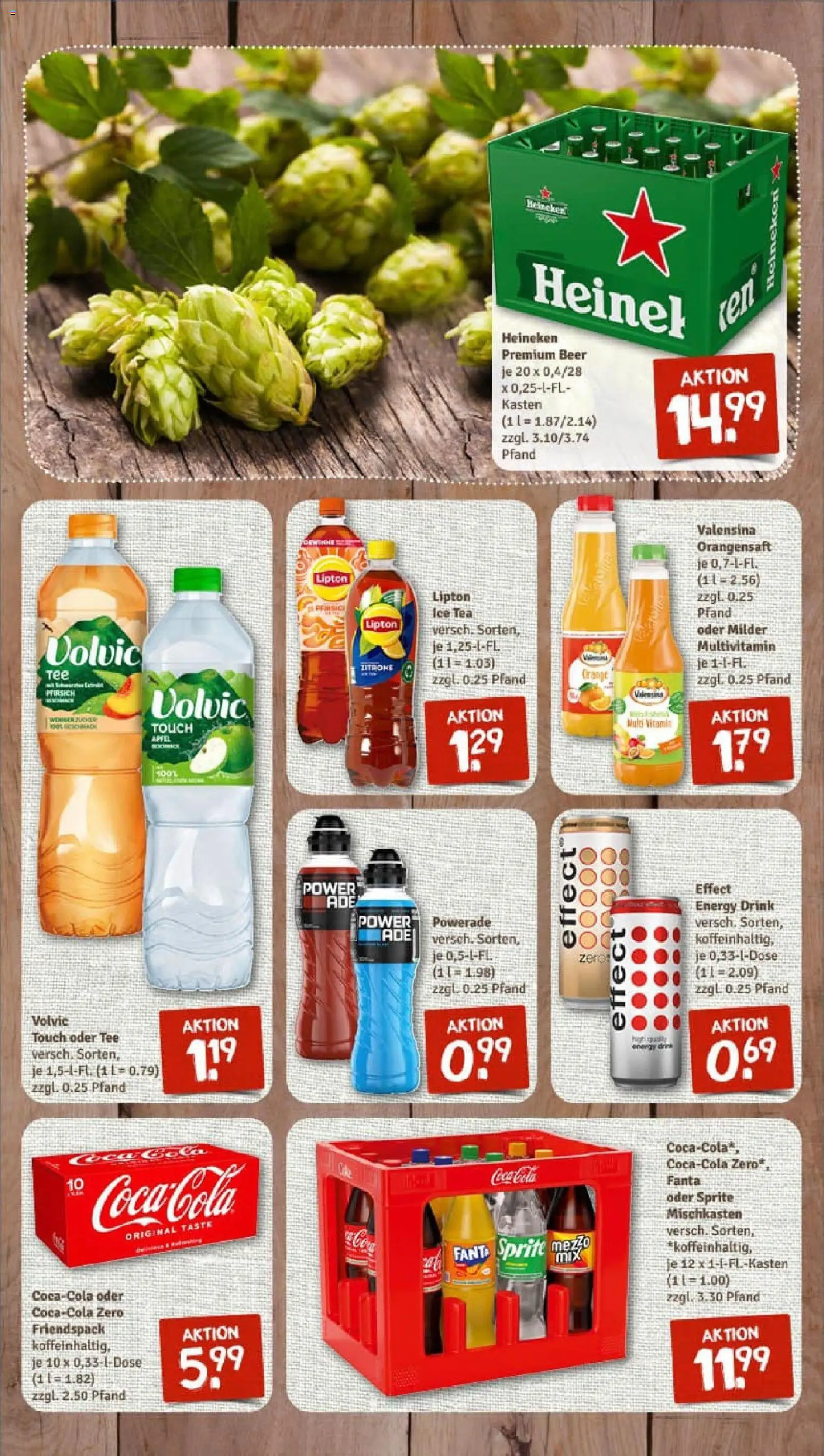 Rewe prospekt Wunstorf / Luthe	 – gültig ab 26.10.2025 | Seite: 11 | Produkte: Heineken, Valensina, Powerade, Volvic