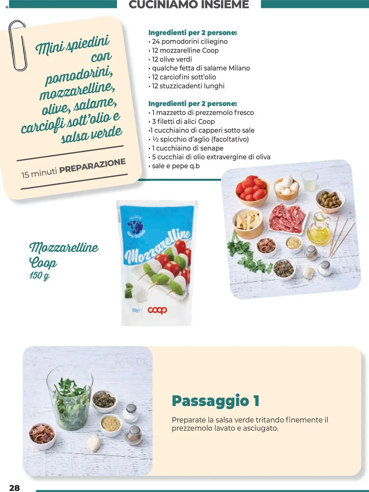Volantino COOP del 19.06.2025 | Pagina: 28 | Prodotti: Salame, Salsa, Sale, Pepe