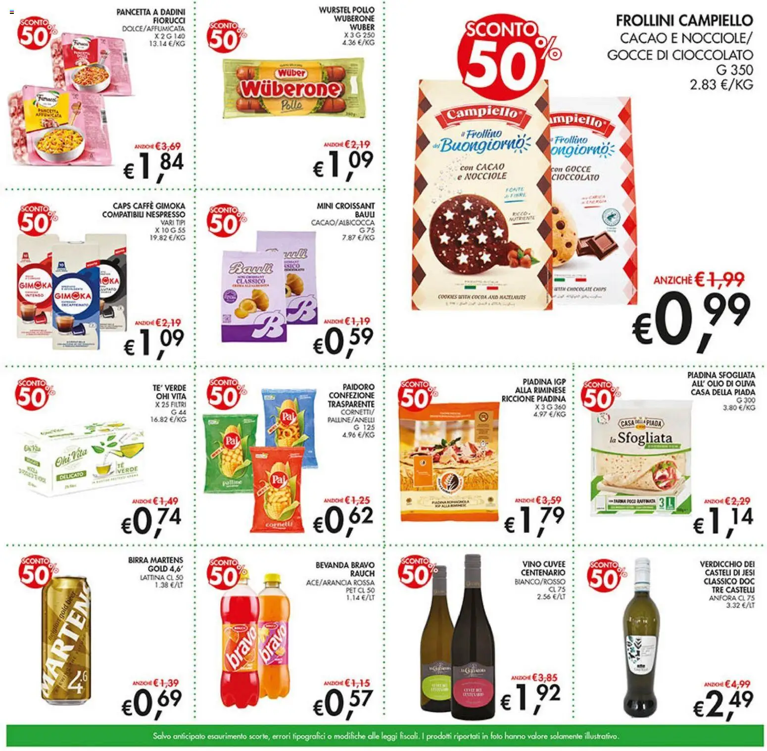 Volantino Coal del 23.04.2026 | Pagina: 3 | Prodotti: Caffè, Cioccolato, Pancetta, Wurstel