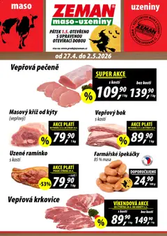 Náhled letáku Prodejny Zeman leták od 27.04.2026