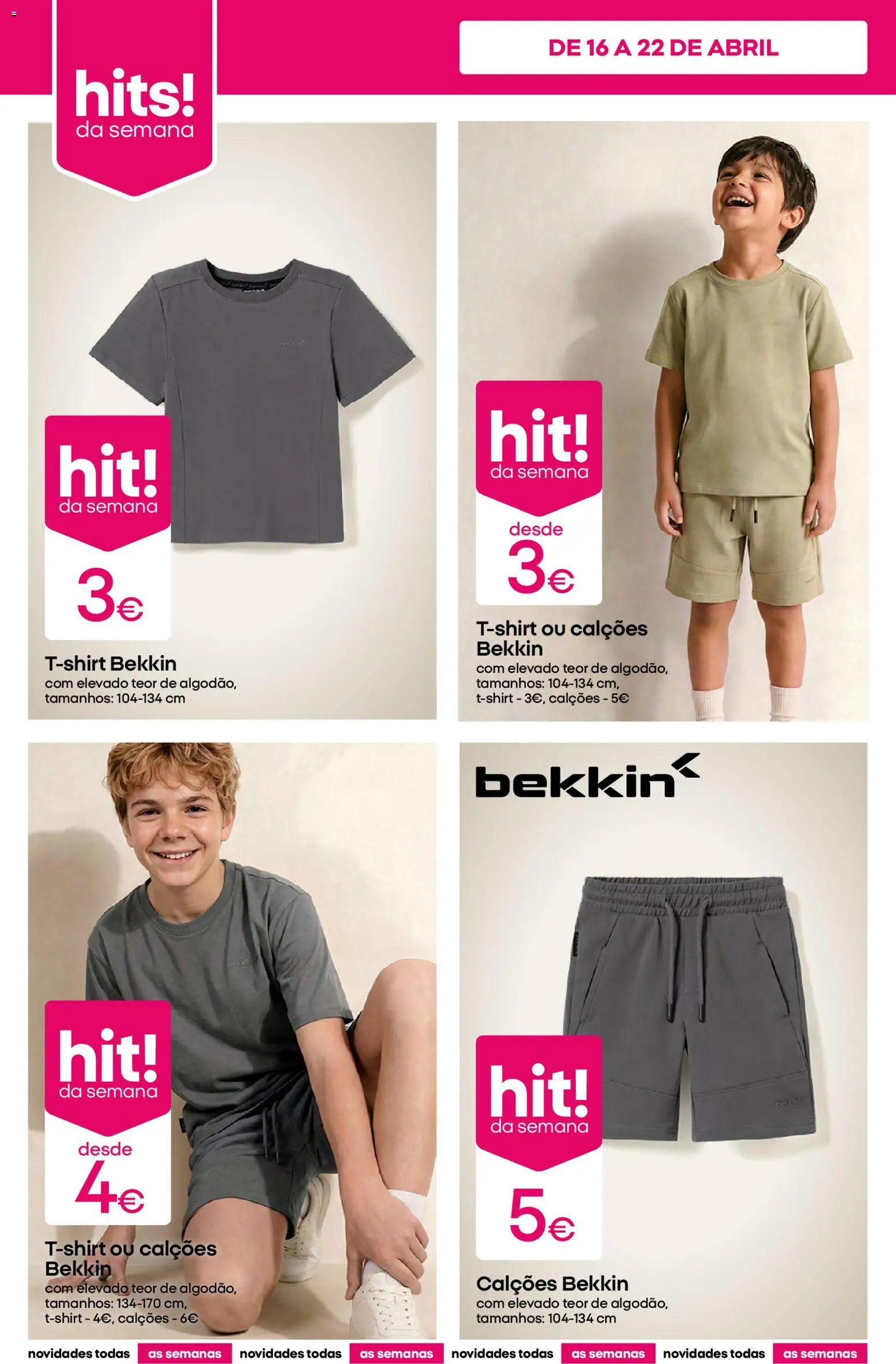 Pepco folheto │ válido de 16.04.2026 | Página: 2 | Produtos: Calções