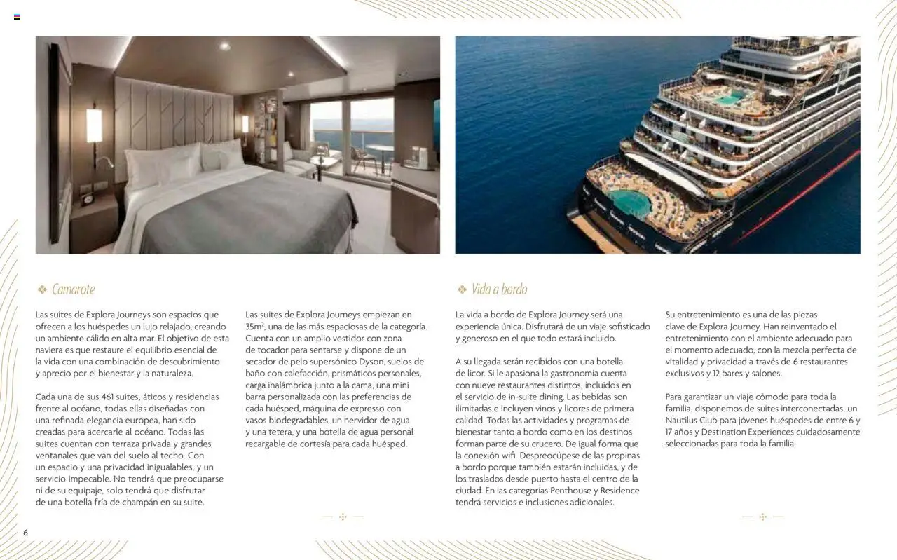 Viajes El Corte Inglés Cruceros de lujo │ válido desde el 01.01.2025 | Página: 7 | Productos: Botella de agua, Vasos, Secador de pelo, Baño