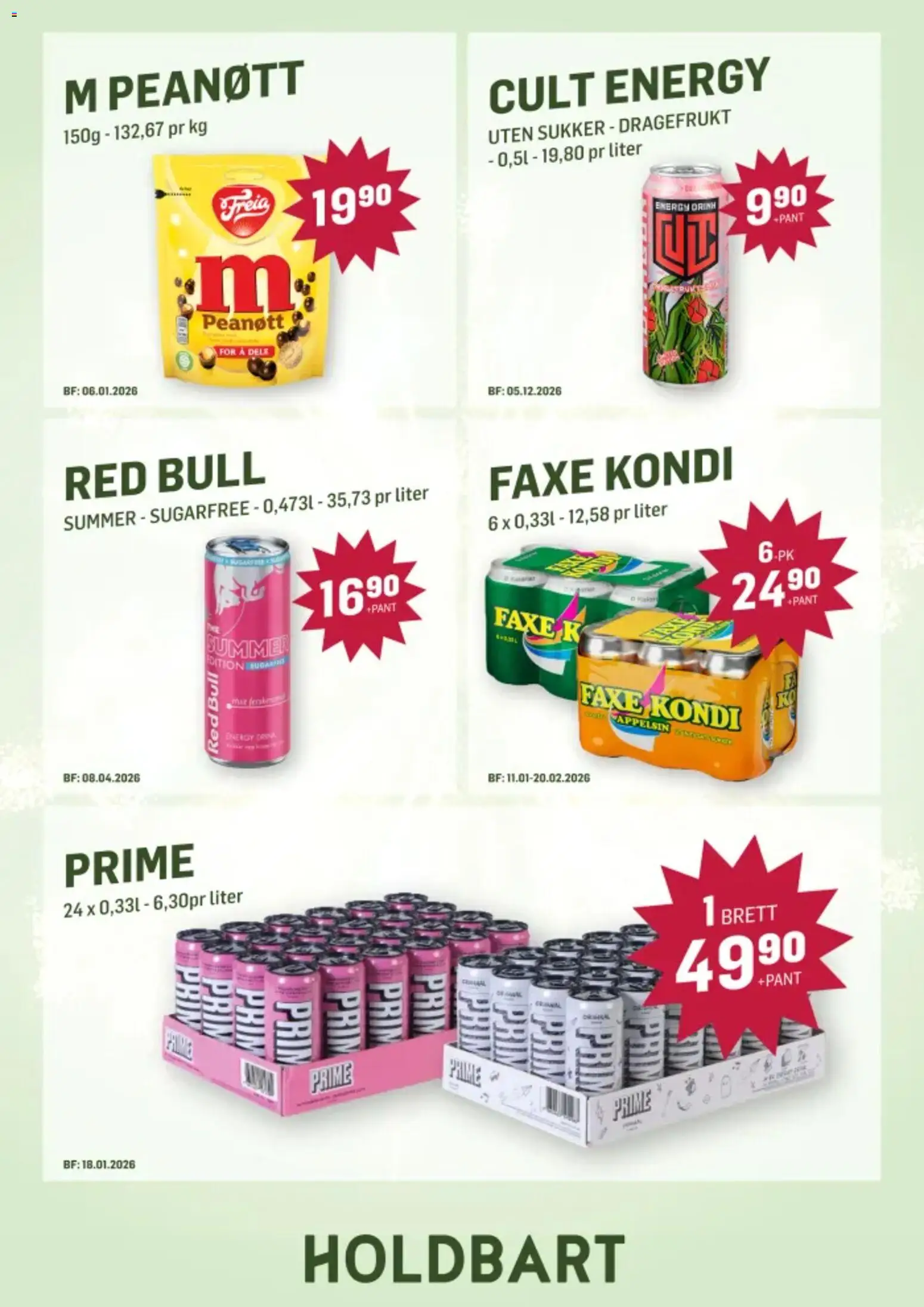 {H1} | Side: 10 | Produkter: Sukker, Суміш дитяча, Dragefrukt