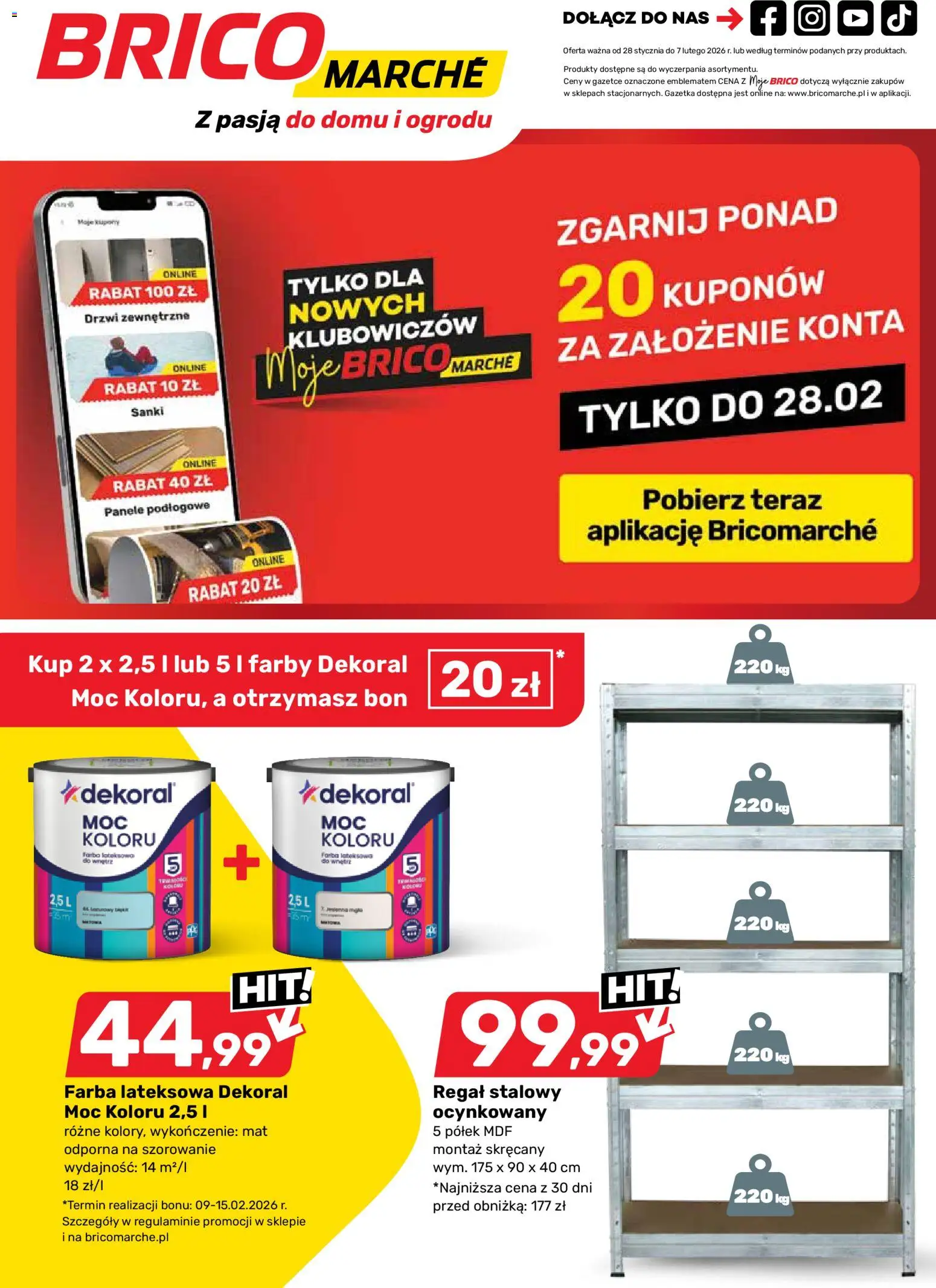 Brico Marché Gazetka od 28.01.2026 | Strona: 1 | Produkty: Regał