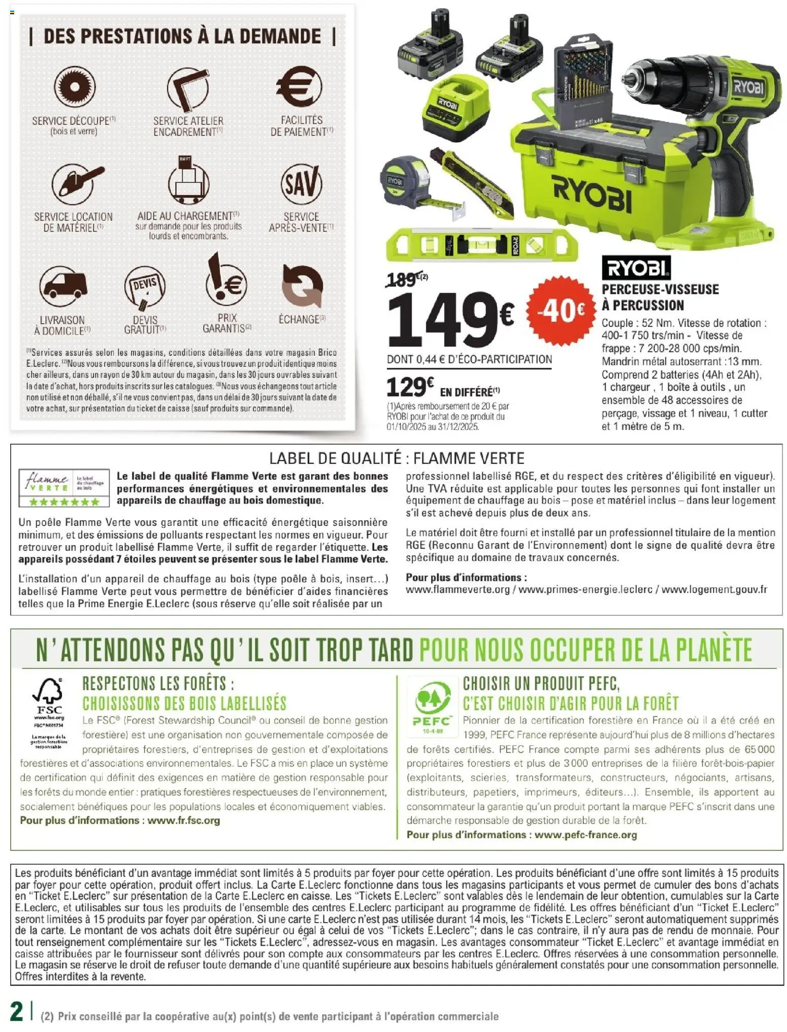 {H1} | Page: 2 | Produits: Poêle, Mètre