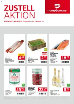 Transgourmet Zustellaktion ab 28.09.2025 gültig