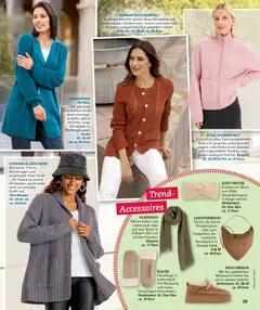 Poco Wohnwelt Winter 2025 ab 01.12.2025 gültig | Seite: 29 | Produkte: Trainingsjacke, Mokassins, Schal, Strickjacke