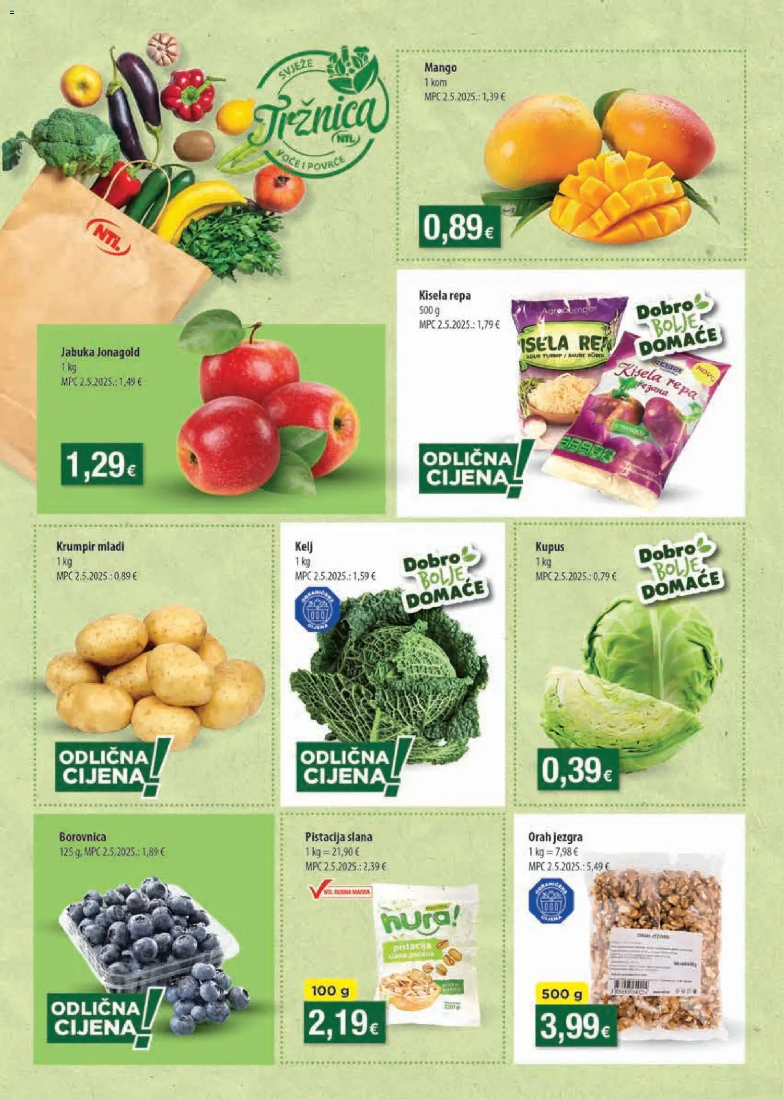 Bakmaz katalog | vrijedi od 21.01.2026 | Stranica: 2 | Proizvodi: Kelj, Krumpir, Borovnica, Orah