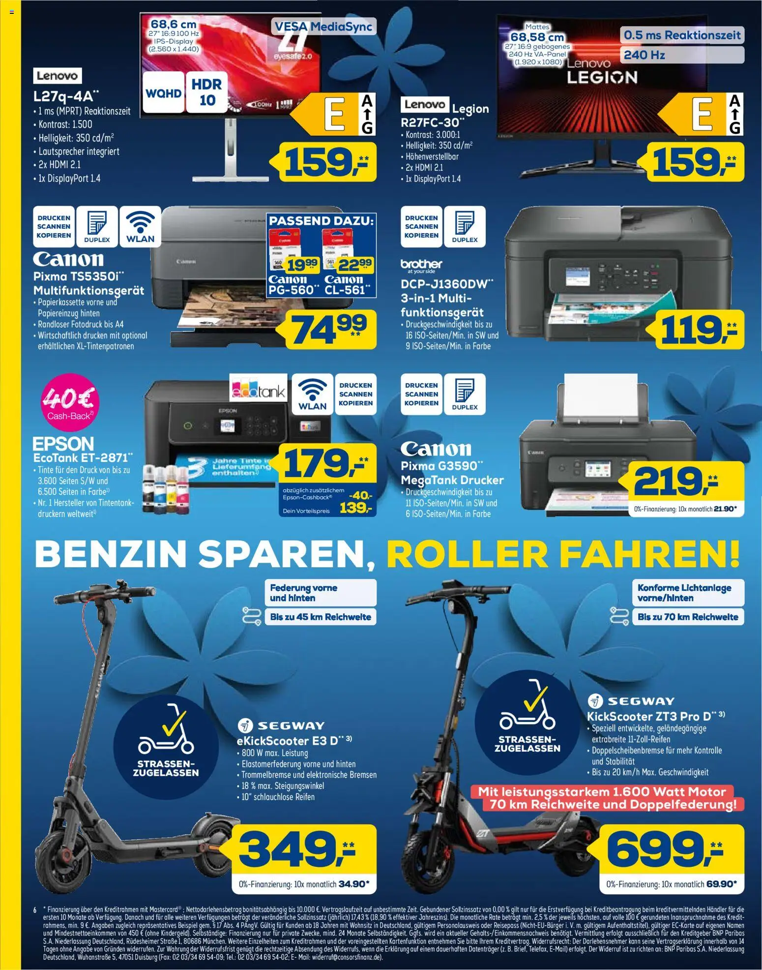 Euronics Prospekt 	 – gültig ab 04.04.2026 | Seite: 6 | Produkte: Lenovo, Epson, Lautsprecher, Drucker