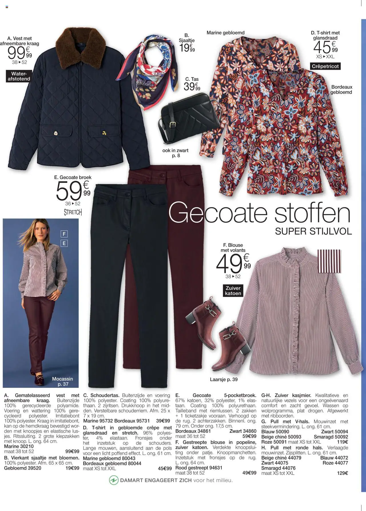  | Pagina: 10 | Producten: Sjaaltje, Tas, Vest, Broek