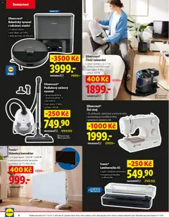 Náhled letáku Lidl Black Friday od 17.11.2025 | Strana: 6 | Produkty: Laminátor, Řezačka, Šicí stroj, Sáček