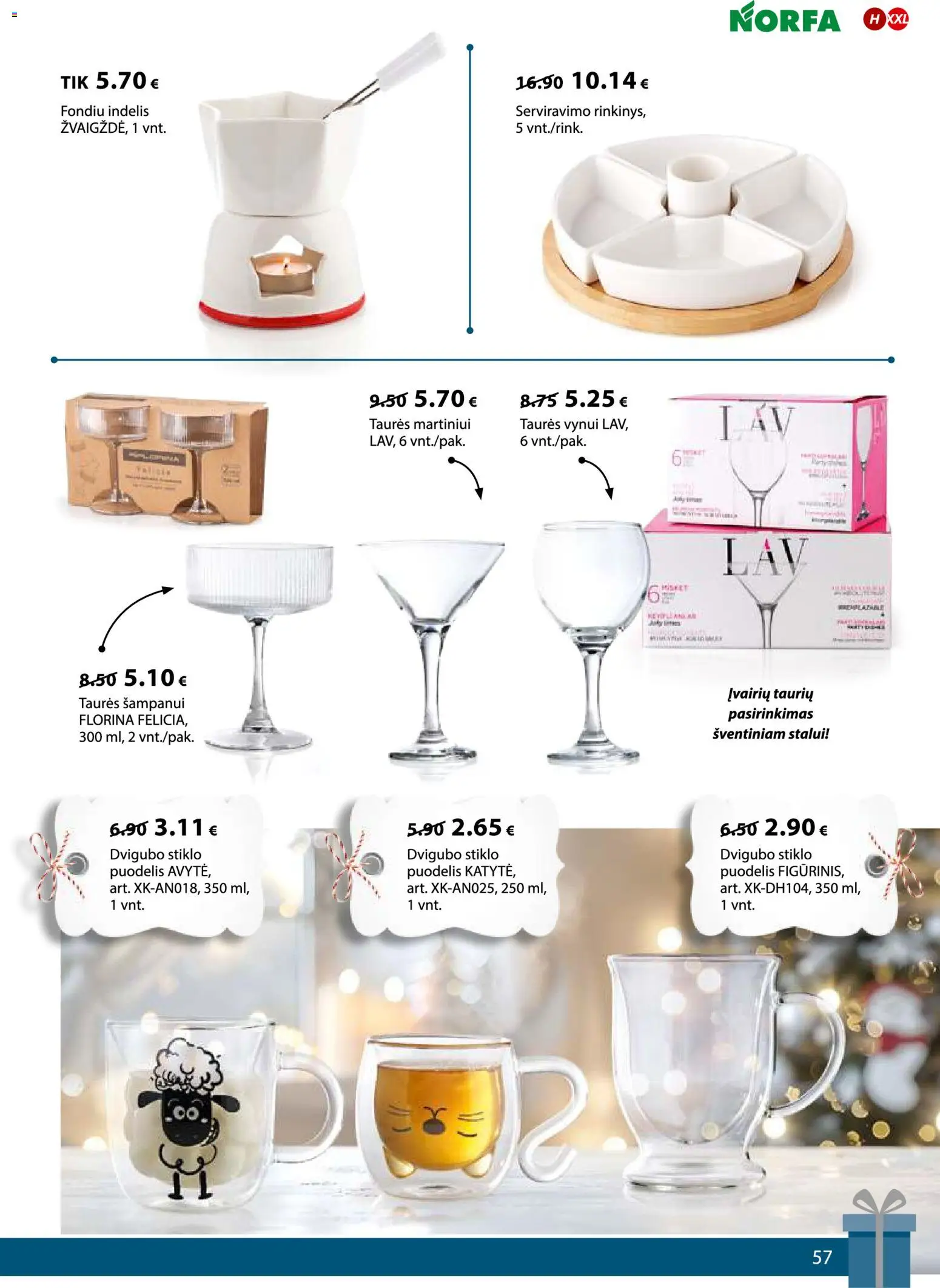 NORFA akcijos nuo 18.11.2025 | Puslapis: 57 | Prekių: Puodelis