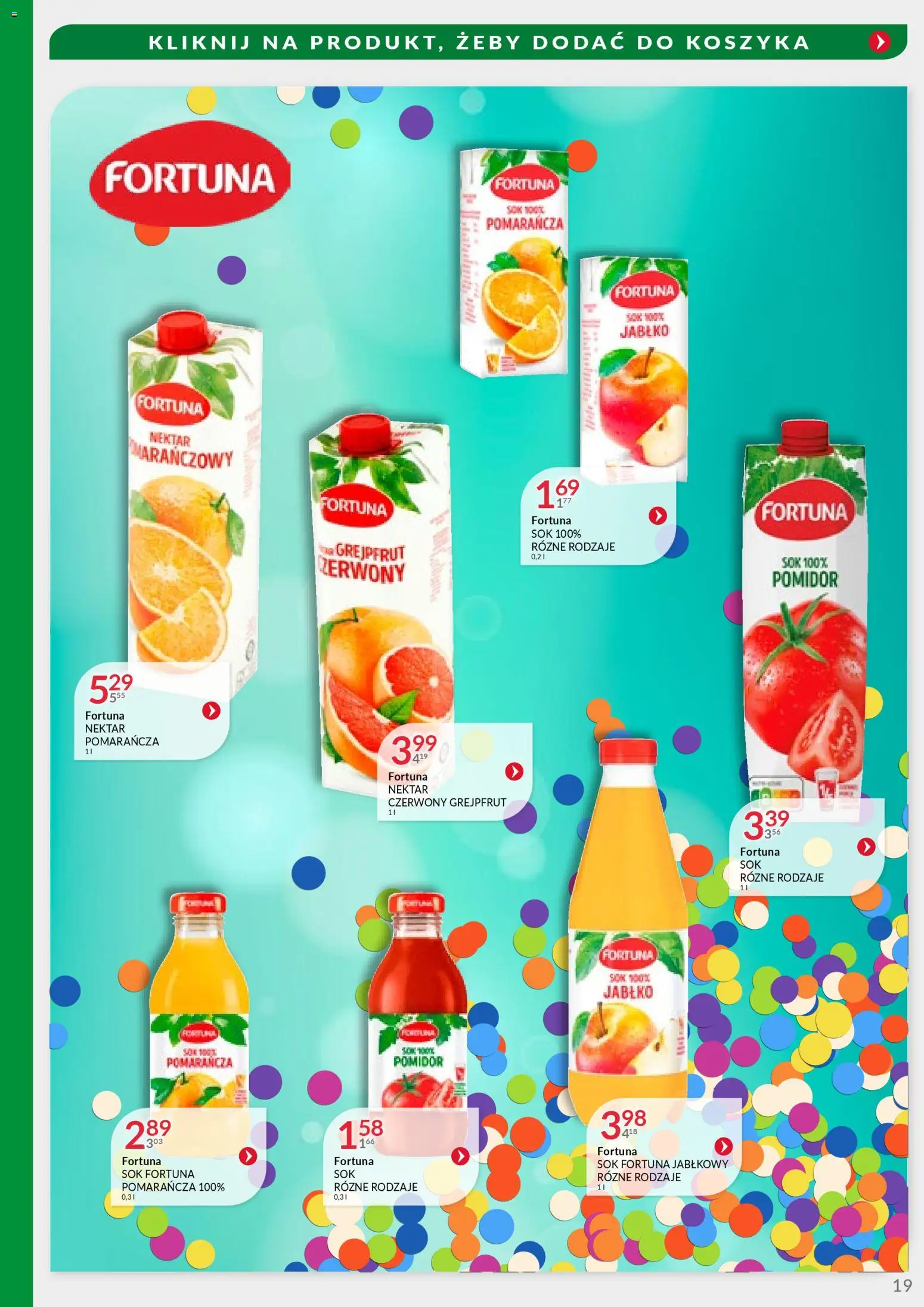 Eurocash Gazetka - Handlowa MR Południowy-Wschód od 22.12.2025 | Strona: 19 | Produkty: Sok, Grejpfrut