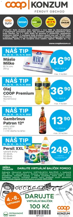 Náhled letáku Konzum leták od 29.10.2025