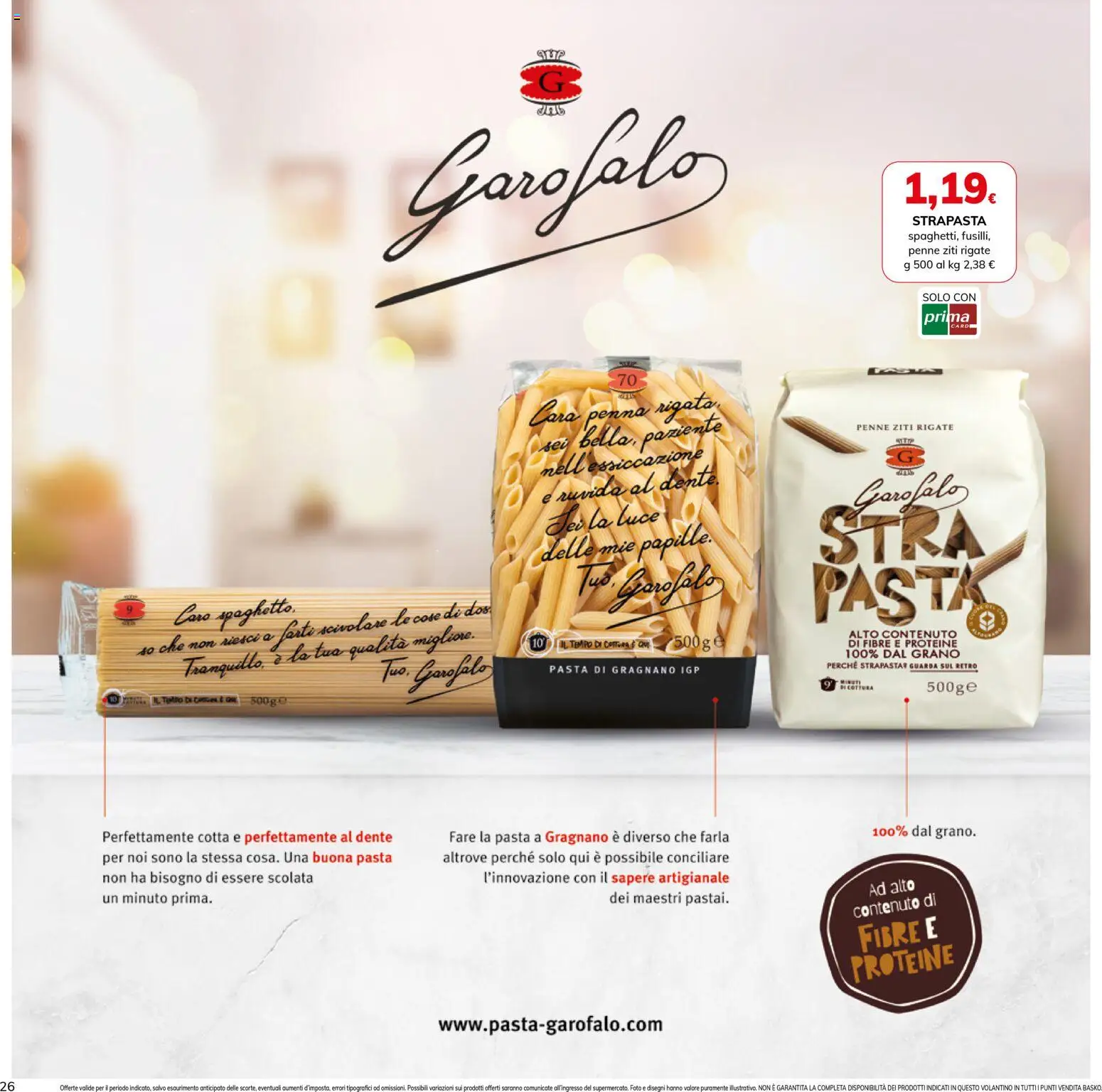 Volantino Basko del 07.04.2026 | Pagina: 26 | Prodotti: Pasta, Penne