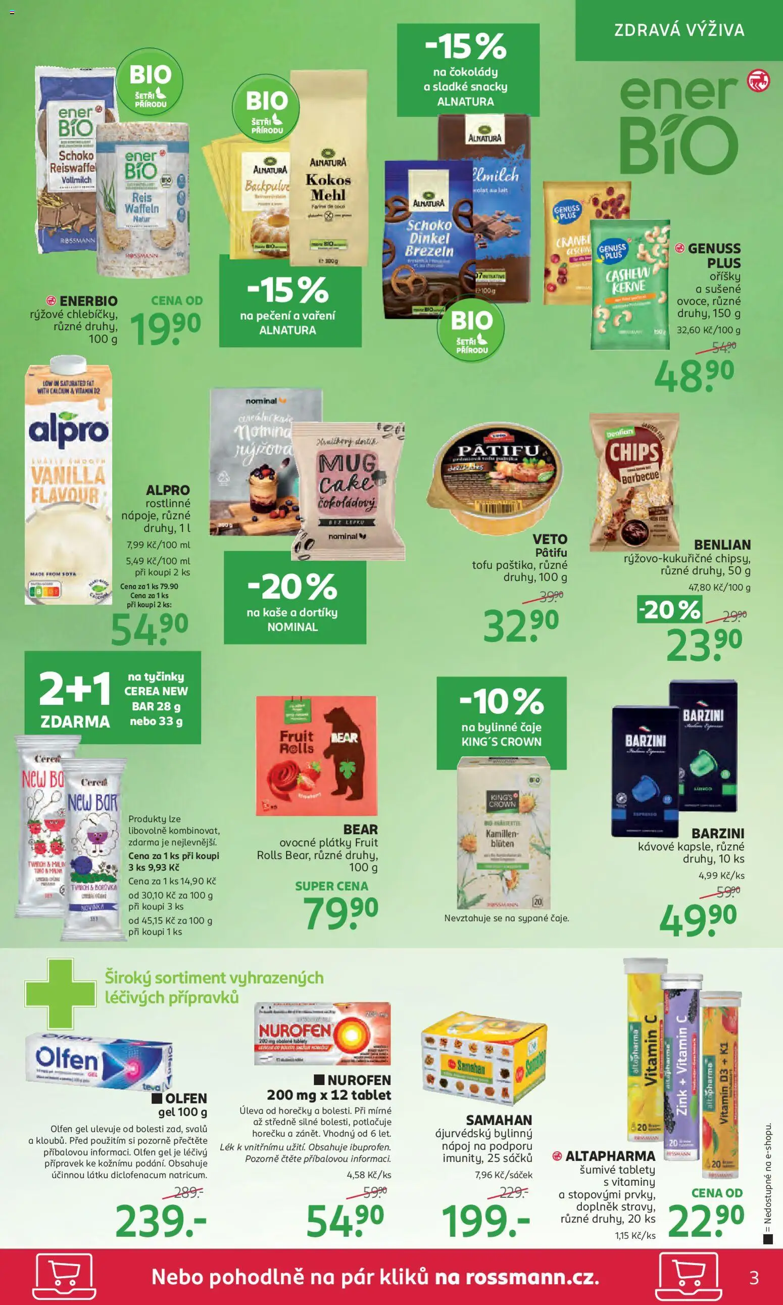 Rossmann leták od 22.10.2025 | Strana: 3 | Produkty: Vitamin c, Zdravá Výživa, Tablet, Vitamíny