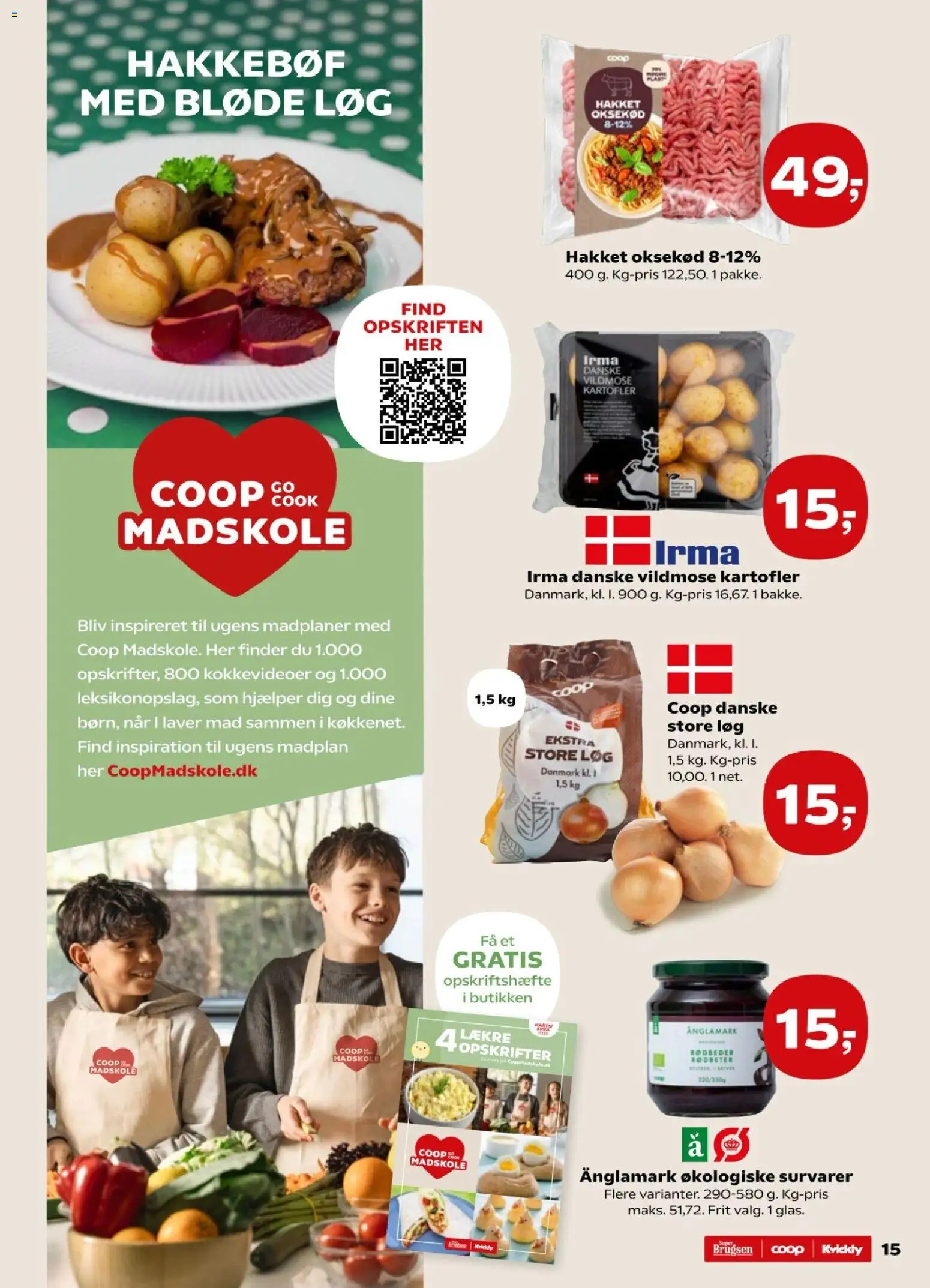 Kvickly tilbudsavis – gyldig fra 17.04.2026 | Side: 16 | Produkter: Rødbeder, Kartofler, Løg, Søm