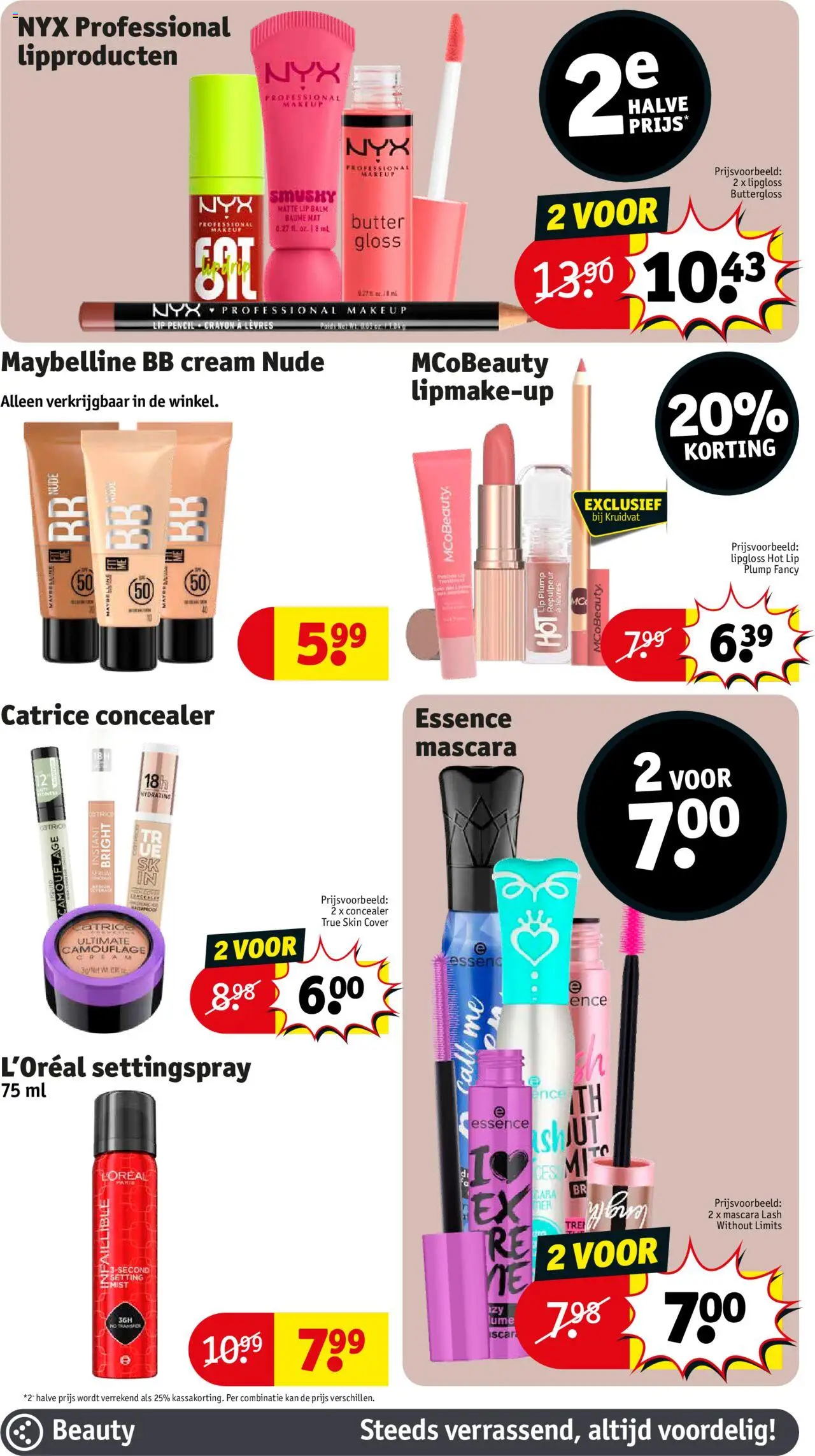  | Pagina: 19 | Producten: La, Concealer, Mascara, Lipgloss