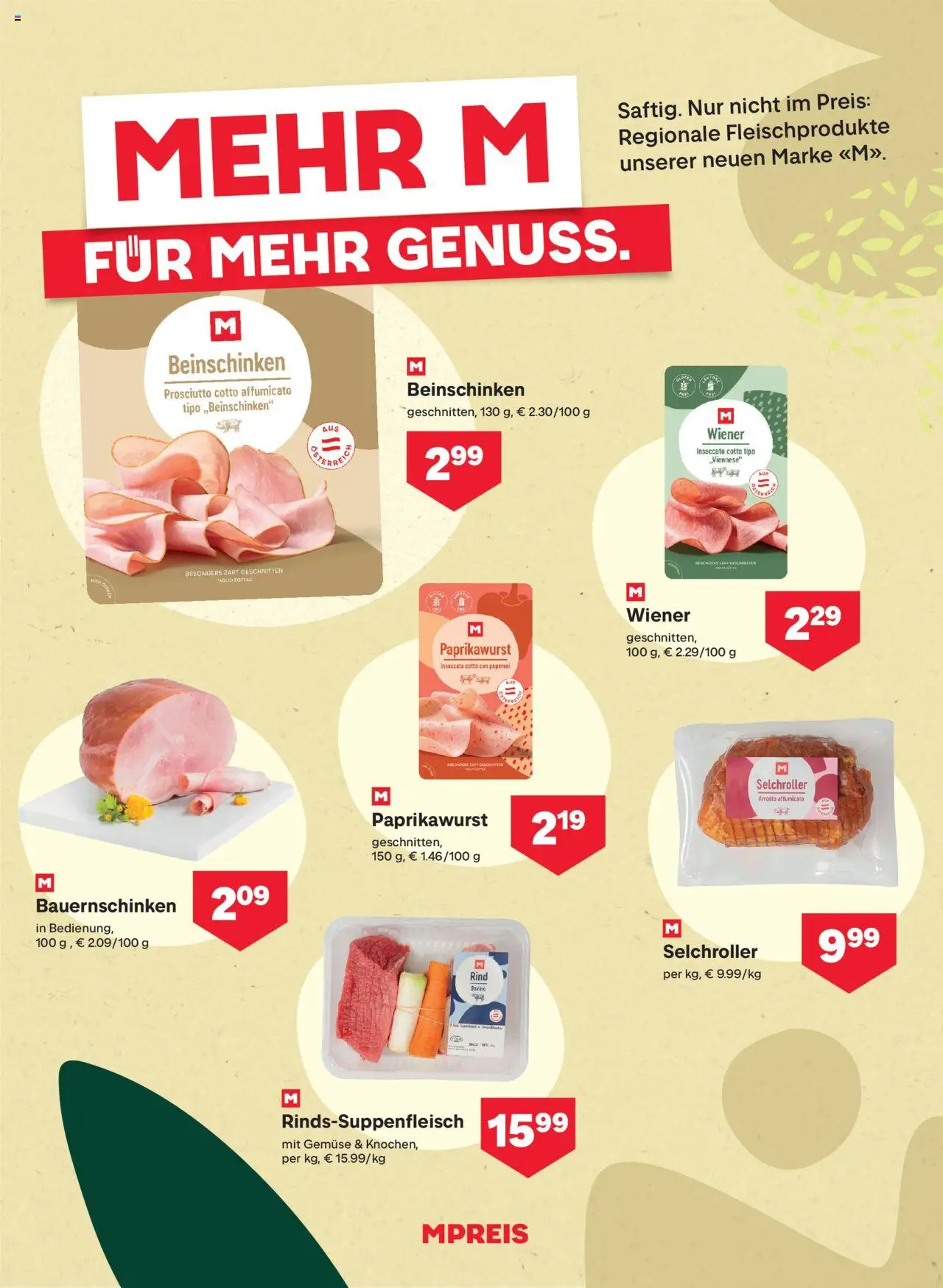 MPREIS Absam gültig ab 23.10.2025 | Seite: 9 | Produkte: Gemüse