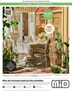 Mio erbjudanden - Förhandsvisning av reklamblad från butik Mio aktuell från 07.04.2026 | Sida: 12 | Produkter: Parasoll, Solcellsbelysning, Galler, Matta