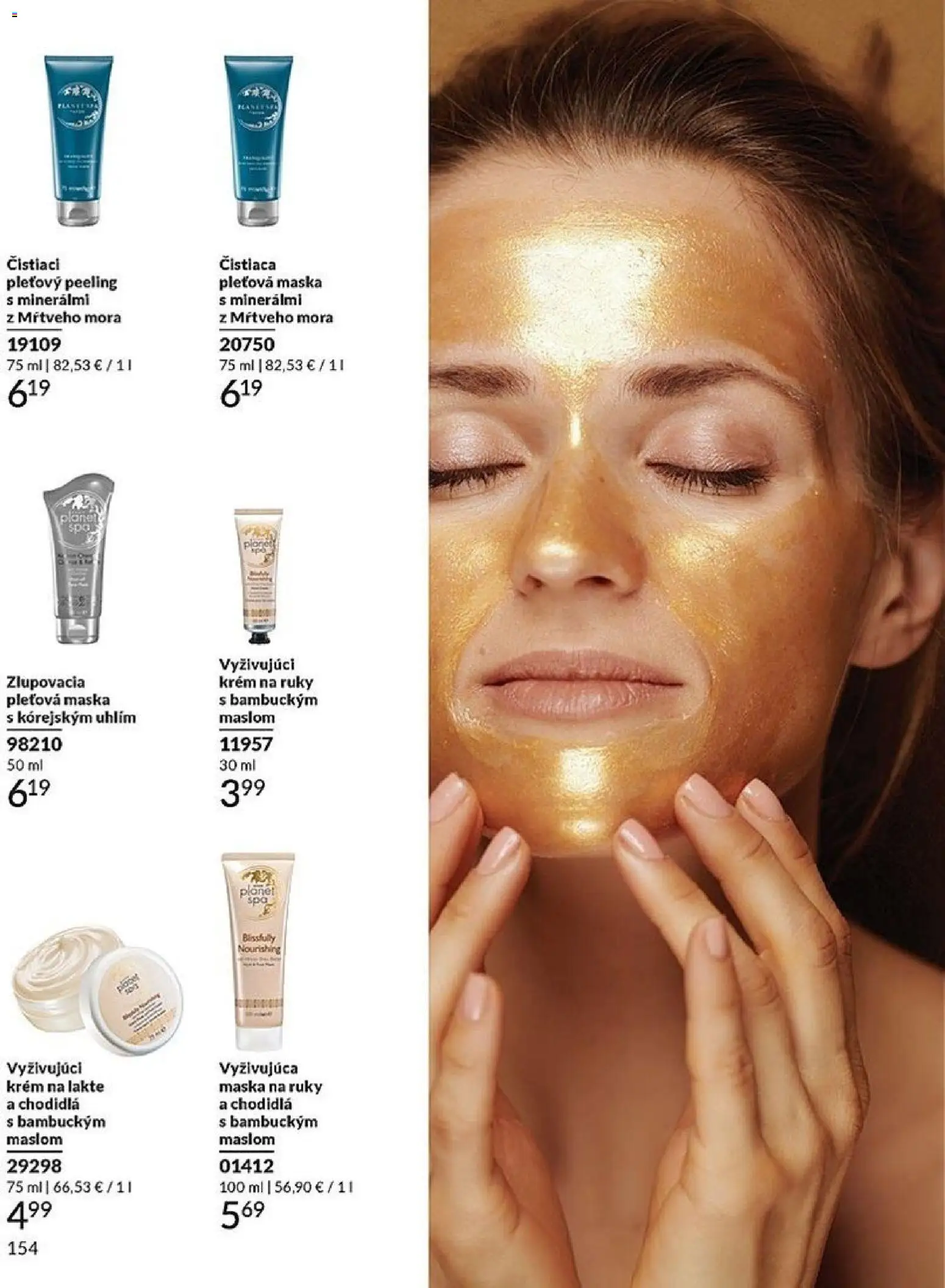 Nové Avon akcie – leták je platný od 01.04.2026 | Strana: 154 | Produkty: Maska, Peeling, Krém na ruky, Krém