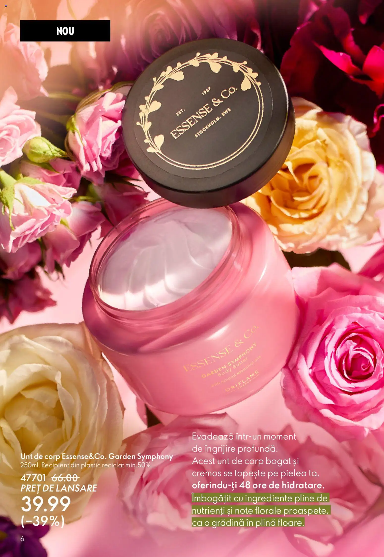 Noul catalog Oriflame – valabil de la 25.03.2026 | Pagină: 6 | Produse: Unt de corp, Body, Unt