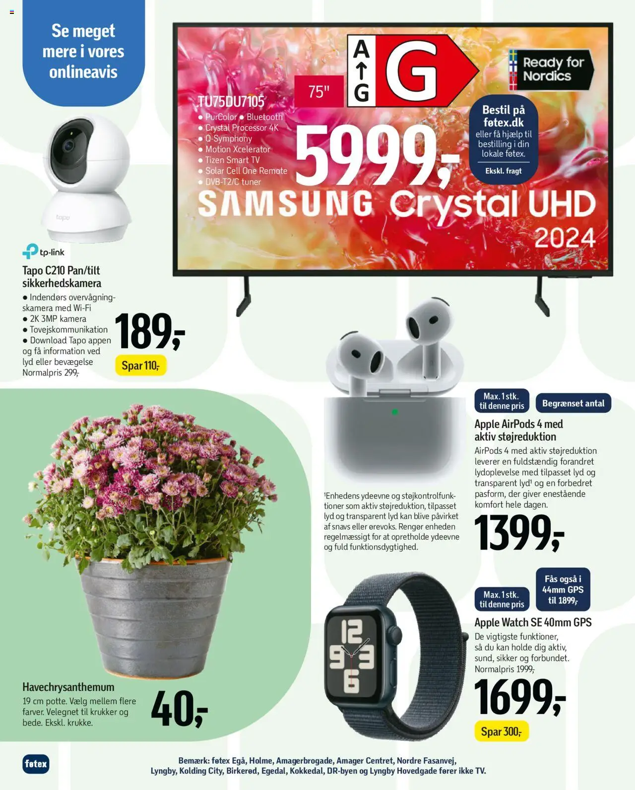 Føtex Tilbudsavis gyldig fra 25.07.2025 | Side: 10 | Produkter: Processor, Smart TV, TV, Søm