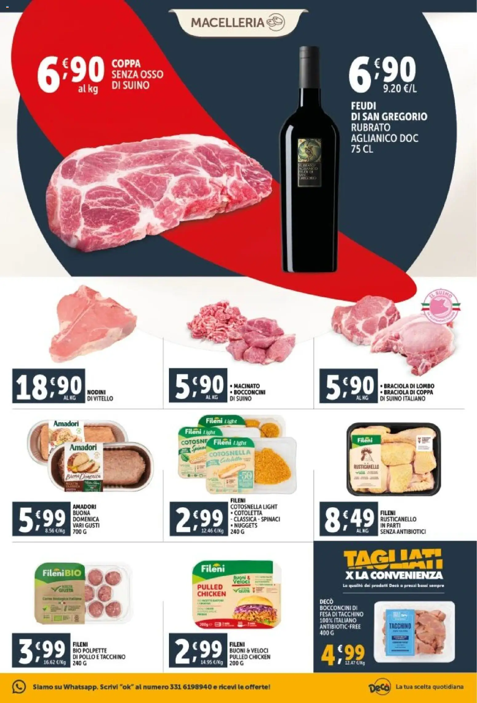 Volantino Decò del 29.12.2025 | Pagina: 7 | Prodotti: Pollo, Tacchino, Vitello, Macinato
