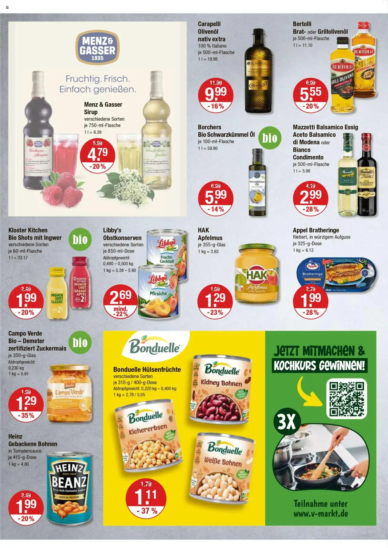 V-Markt - Oberbayern – gültig ab 25.09.2025 | Seite: 8 | Produkte: Öl, Balsamico, Essig, Äpfel