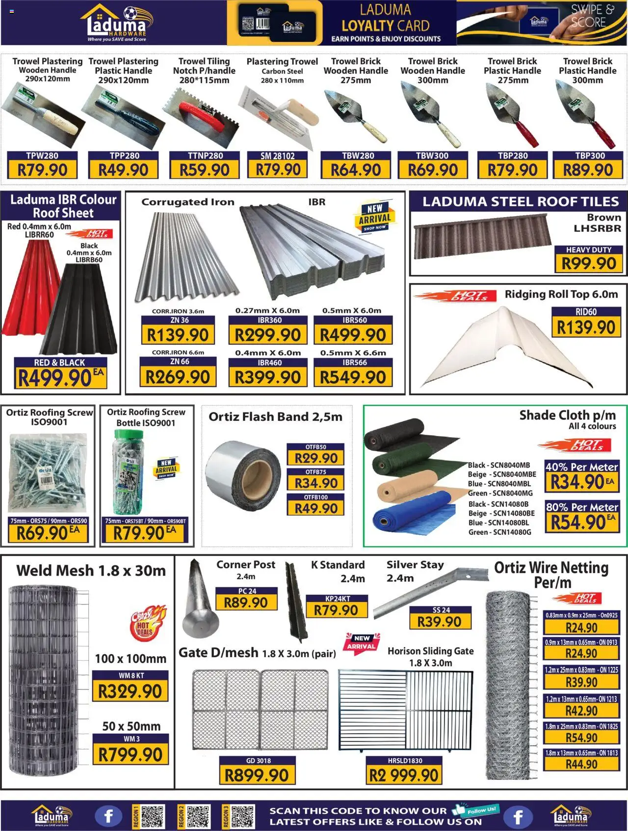 New Laduma Hardware catalogue – valid from 20.10.2025 | Page: 7 | Products: PC, Iron, Gate, Tiling