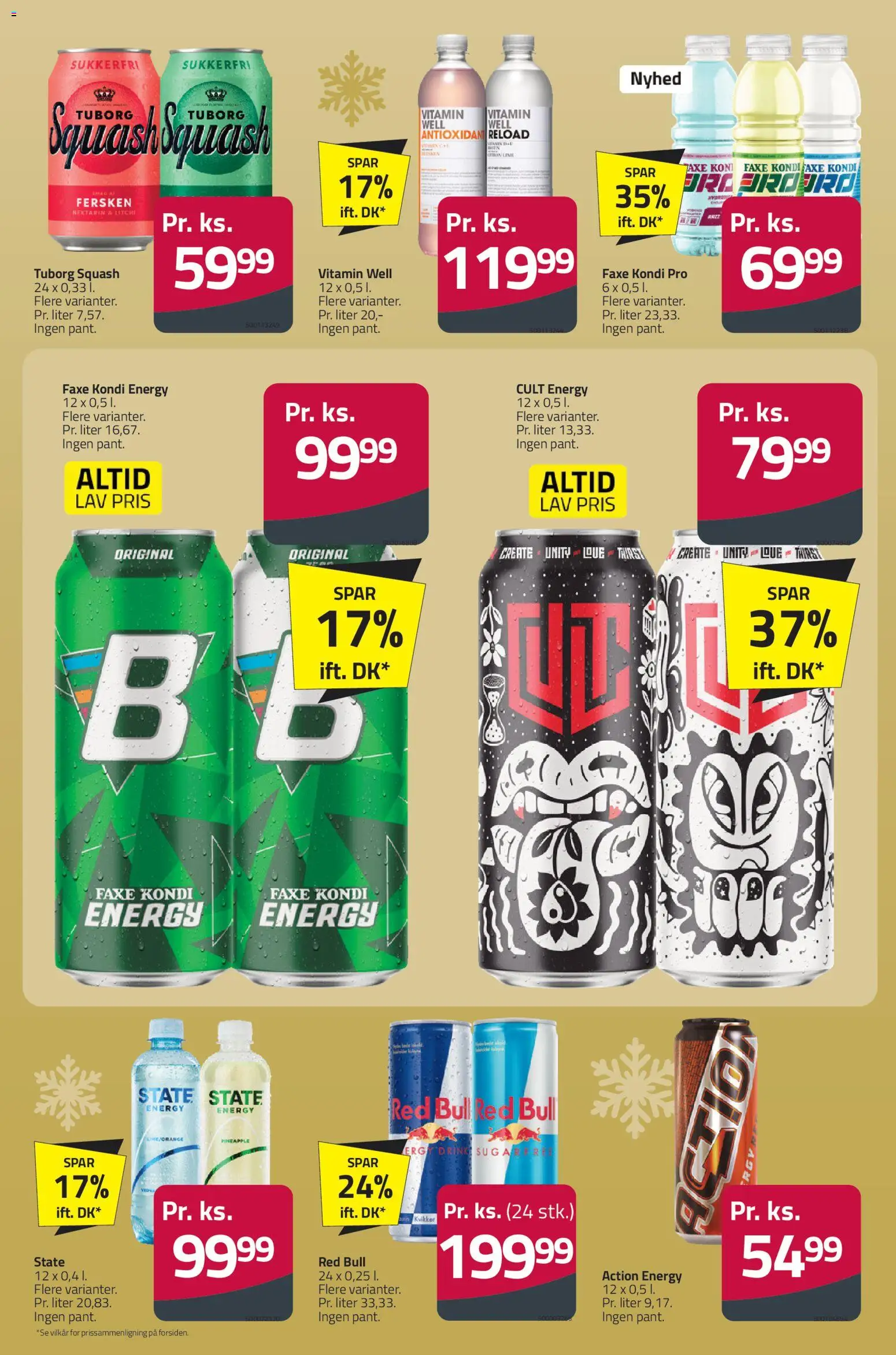 Fleggaard tilbudsavis – gyldig fra 26.11.2025 | Side: 12 | Produkter: Squash, Faxe Kondi, Tuborg Squash