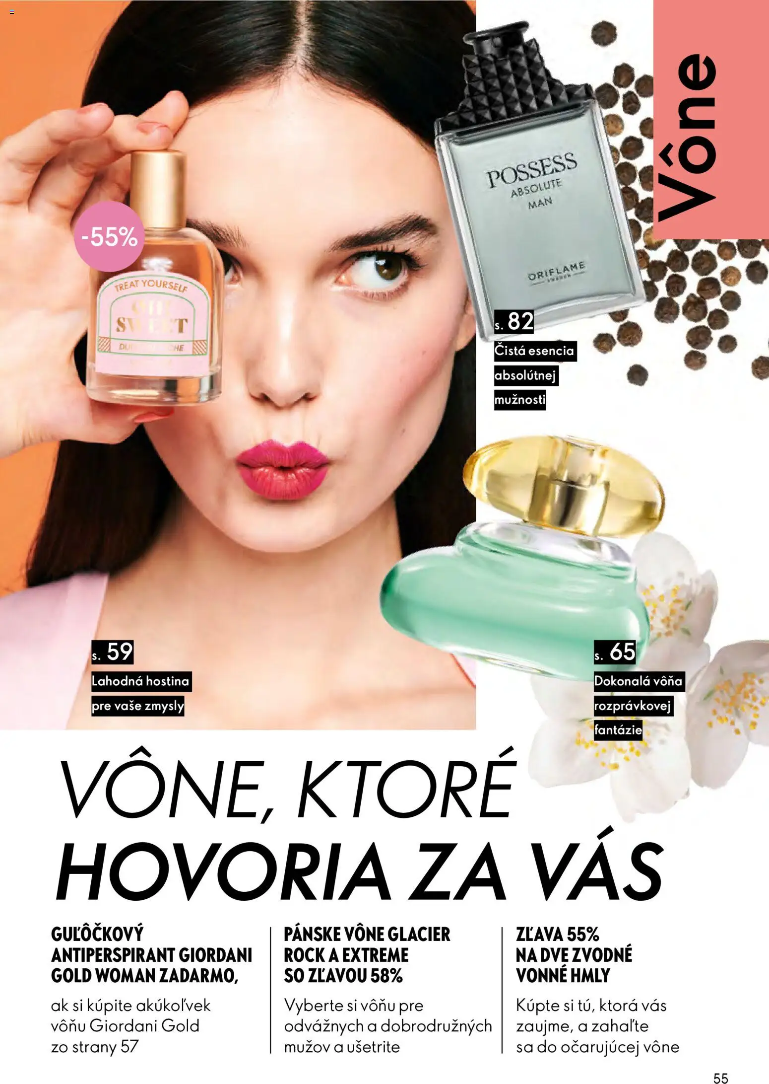 Nové Oriflame akcie – leták je platný od 24.12.2025 | Strana: 55 | Produkty: Antiperspirant