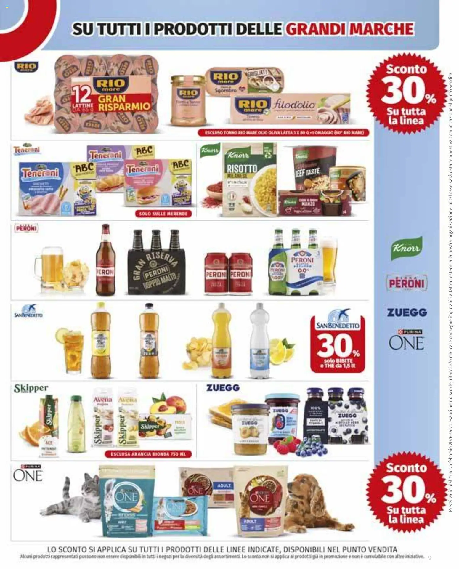 Volantino Ipercoop del 12.02.2026 | Pagina: 9 | Prodotti: Olio, Tonno, Bibite, Sgombro