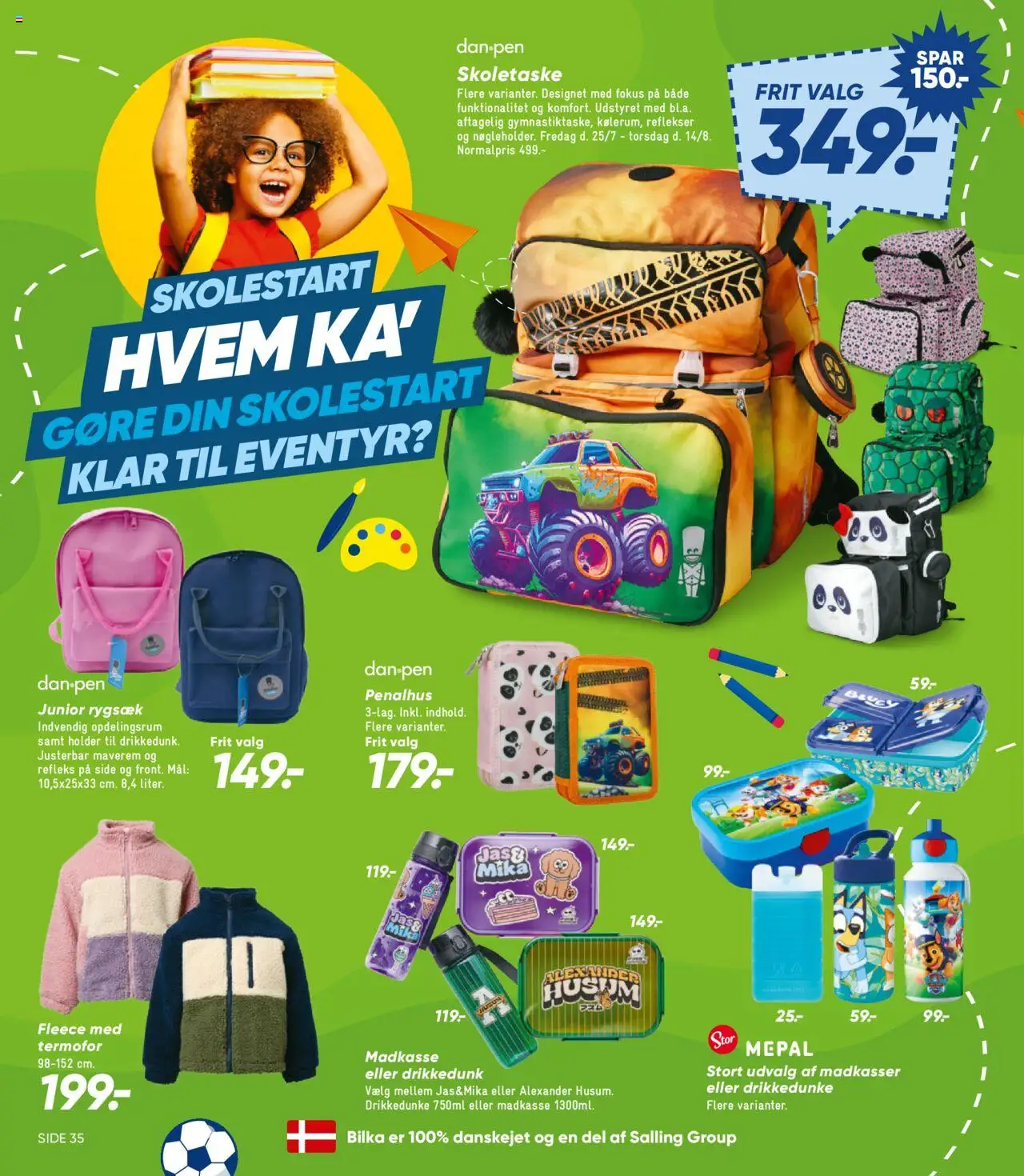 Bilka Tilbudsavis gyldig fra 25.07.2025 | Side: 32 | Produkter: Rygsæk