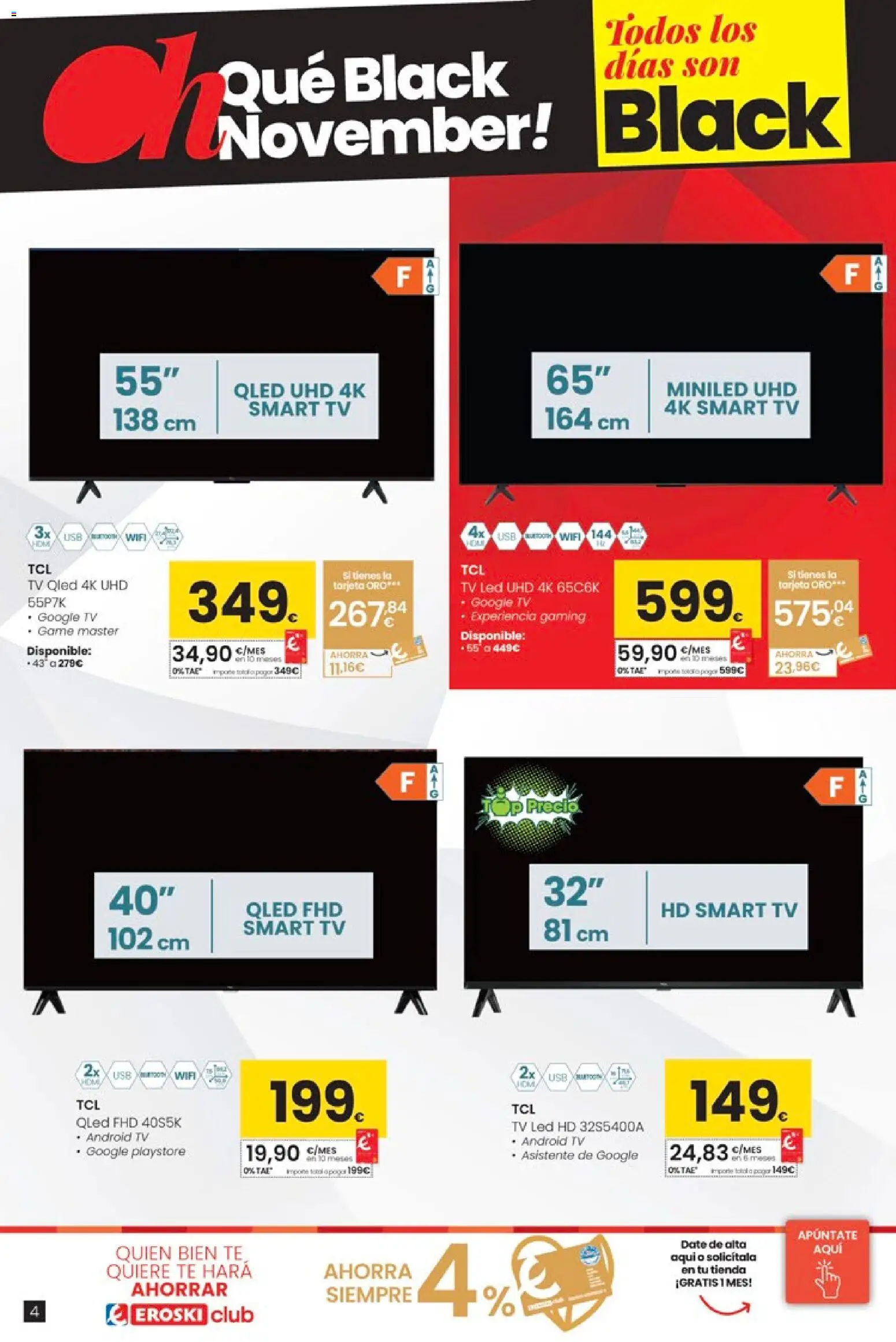 Eroski - Black Friday │ válido desde el 20.11.2025 | Página: 4 | Productos: Té, USB