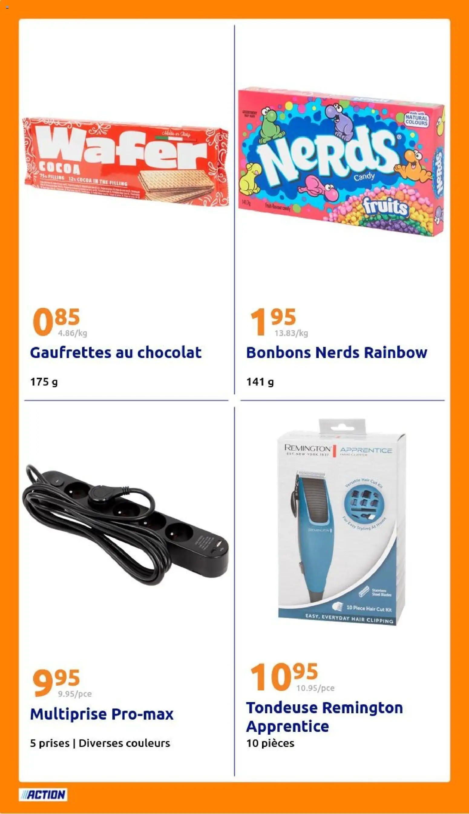 {H1} | Page: 32 | Produits: Tondeuse, Chocolat, Thé, Bonbons