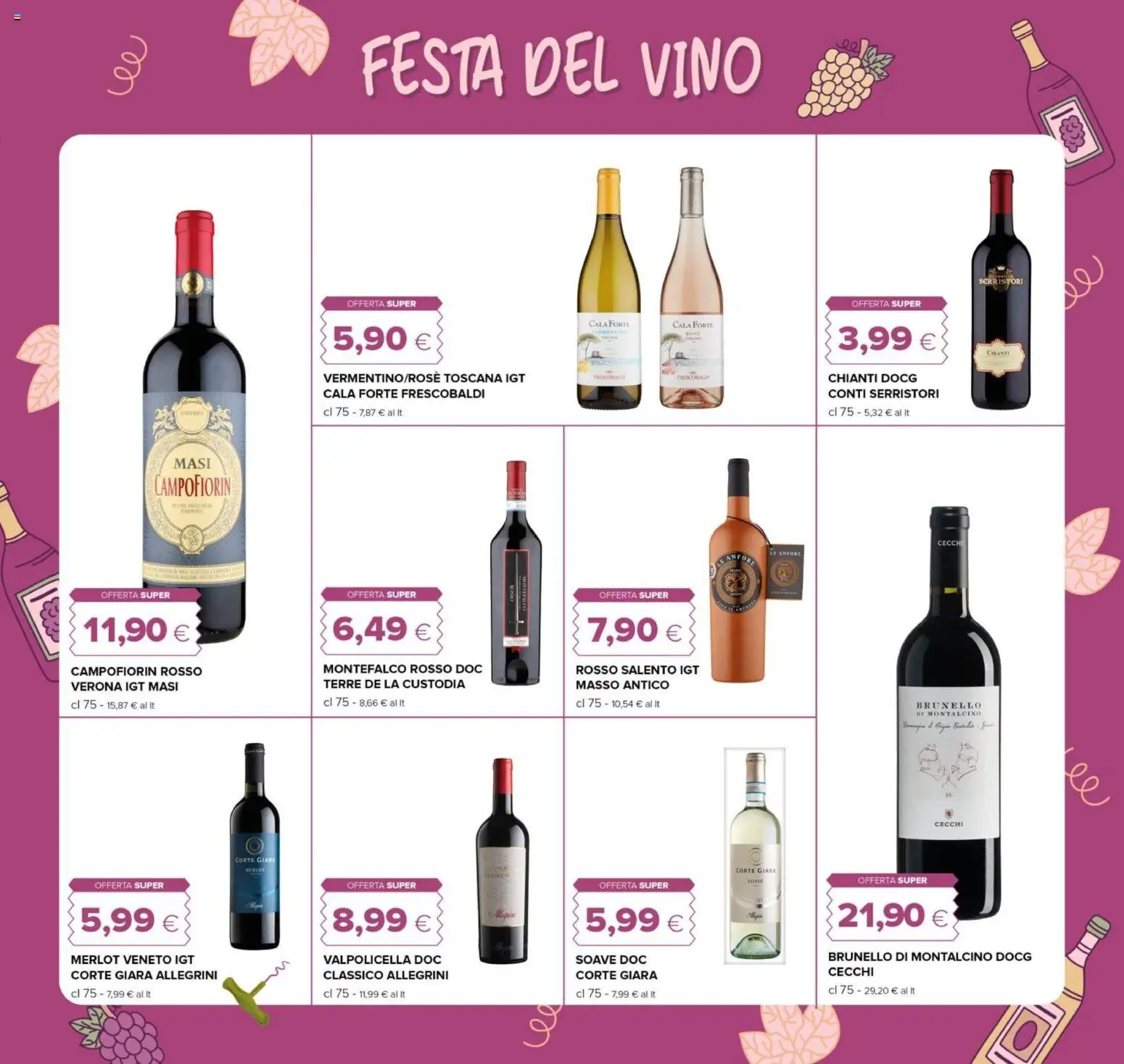 Volantino Oasi del 23.10.2025 | Pagina: 21 | Prodotti: Vino