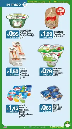 Anteprima del volantino Primo Prezzo volantino valido a partire dal 05.03.2026 | Pagina: 45 | Prodotti: Speck, Pizza, Frutta, Tramezzino