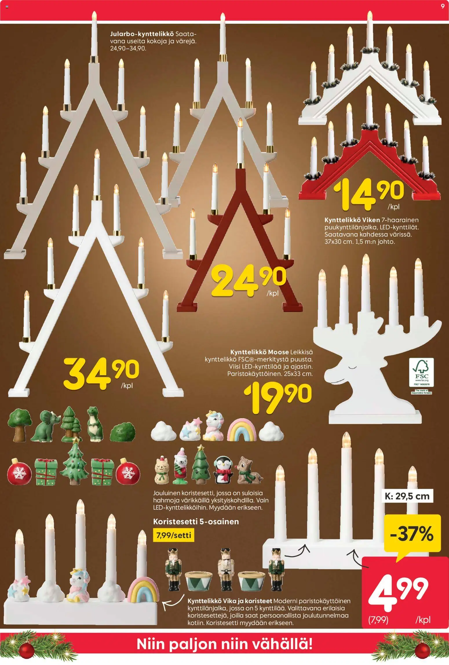 Rusta - Black Friday – voimassa 24.11.2025 alkaen | Sivu: 9 | Tuotteet: Kynttelikkö