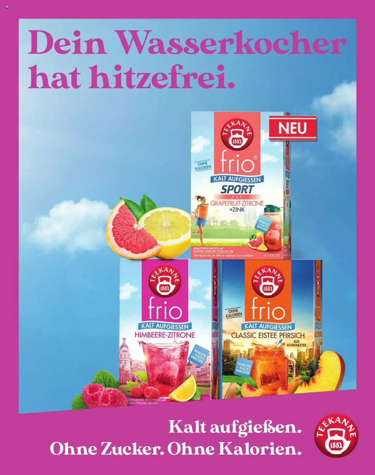 Penny  Kundenmagazin Sommer - gültig ab dem 13.06.2025 | Seite: 41 | Produkte: Wasserkocher, Wasser, Pfirsich, Teekanne