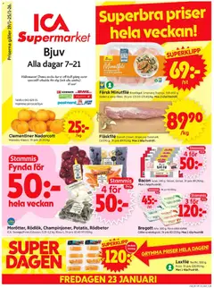ICA Supermarket - Bjuv - Förhandsvisning av reklamblad från butik ICA Supermarket aktuell från 19.01.2026